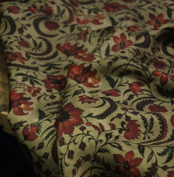 Print cupra fabric, Print cupro fabric by the yard