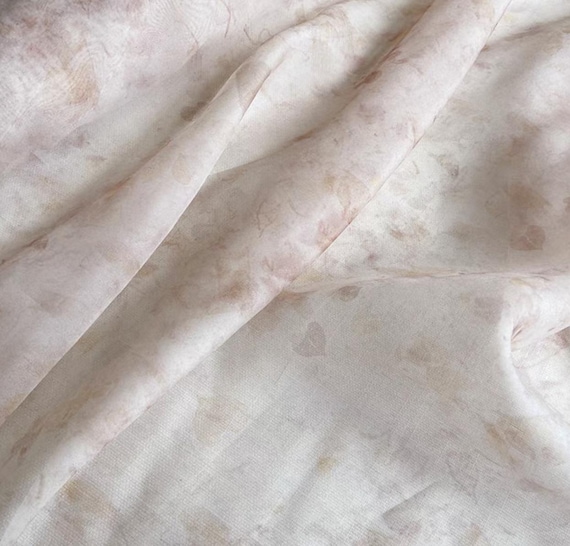 Print Organza silk fabric by the yard