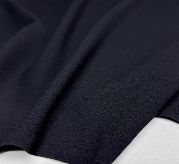 Crepe Worsted Wool fabric by the yard