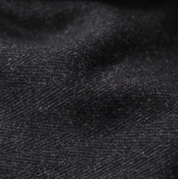 Herringbone Wool Fabric by the yard