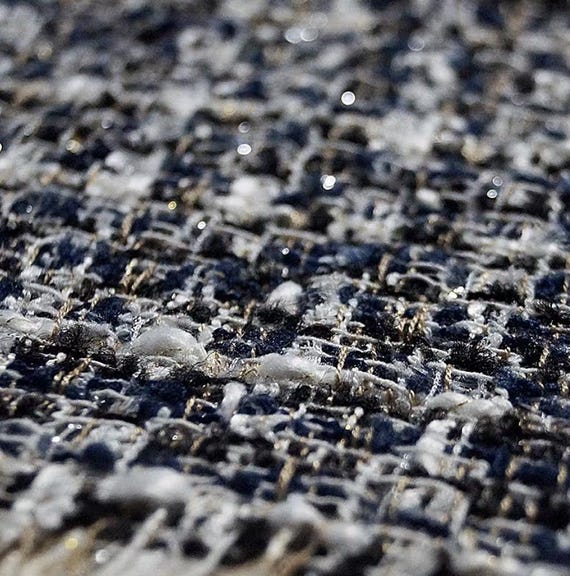 Tweed fabric by the yard