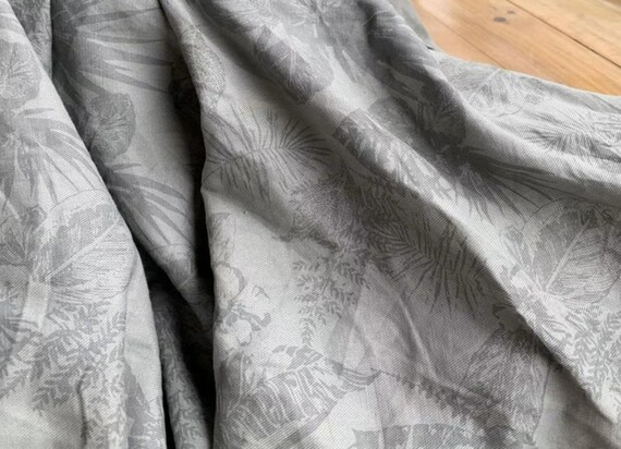 Print Linen fabric by the yard