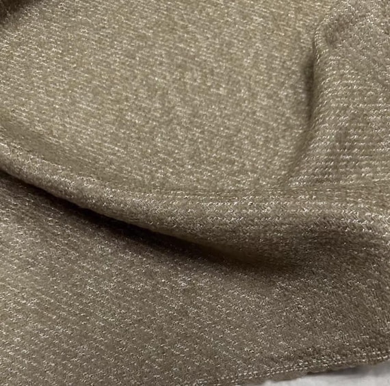 Metallic Wool fabric by the yard