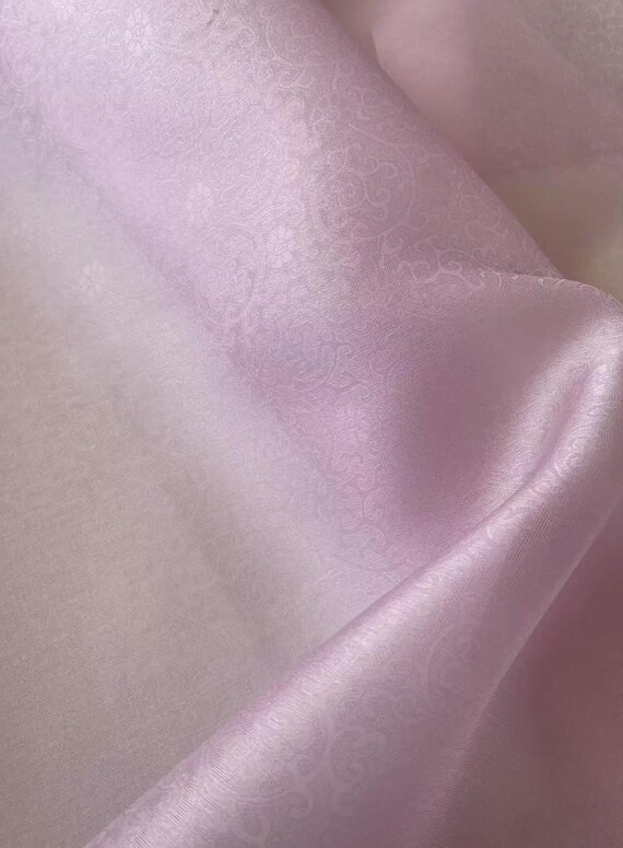 Multi Color Options Jacquard silk organza fabric by the yard