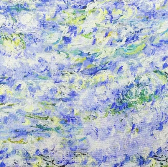 Textured print silk fabric by the yard