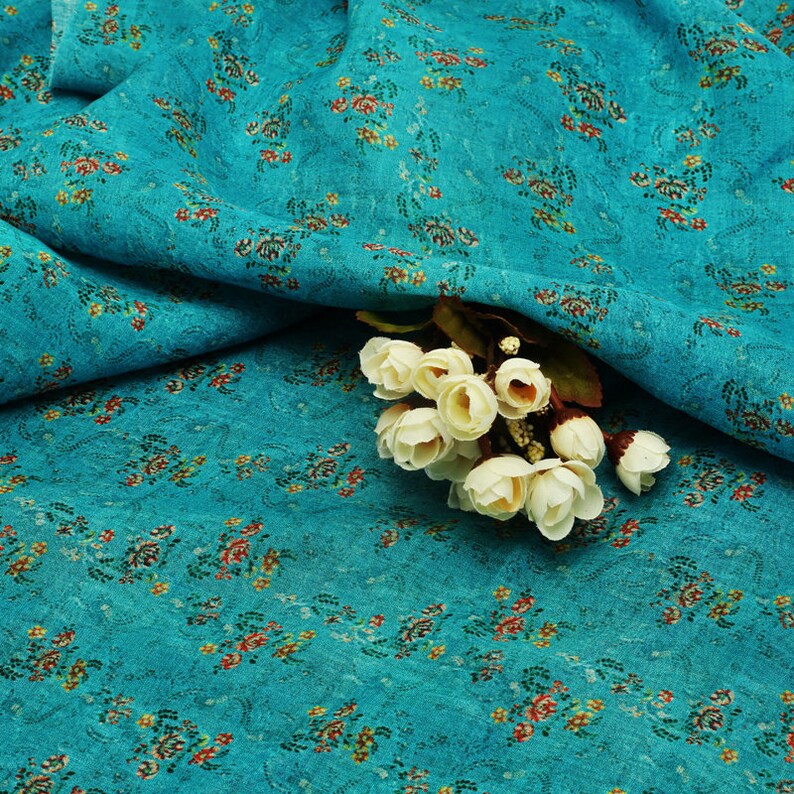 light weight ramie fabric by the yard Print ramie fabric