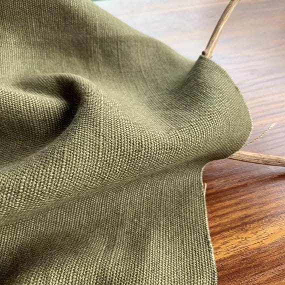 Heavy Weight Linen fabric by the yard