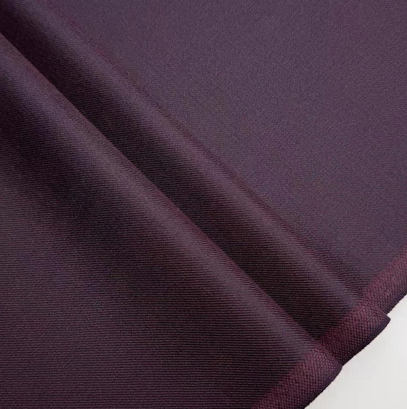 Worsted wool fabric by the yard