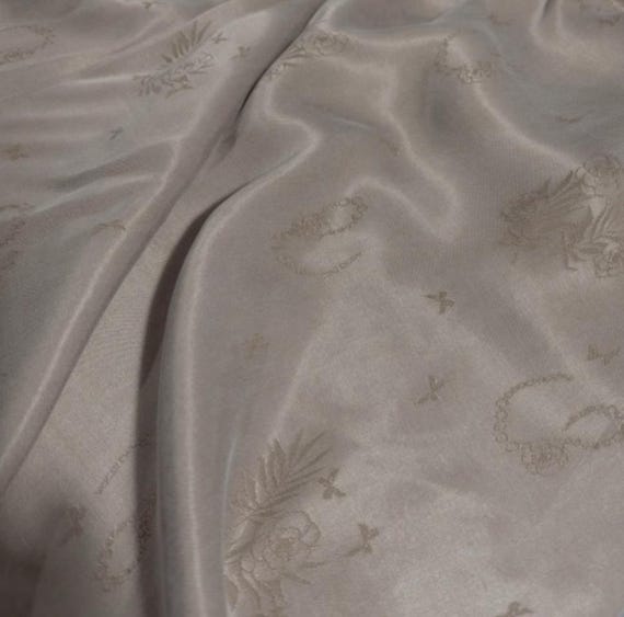 Jacquard lyocell fabric by the yard