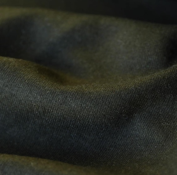 Knit wool fabric by the yard