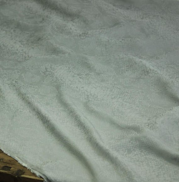 Jacquard cupra cupro fabric by the yard