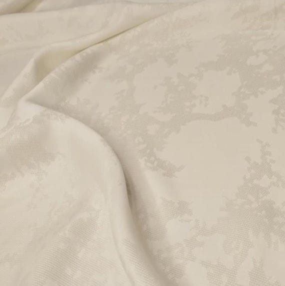 Jacquard cupra cupro fabric by the yard