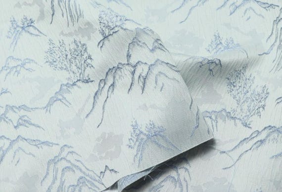 Mountain Jacquard brocade fabric by the yard