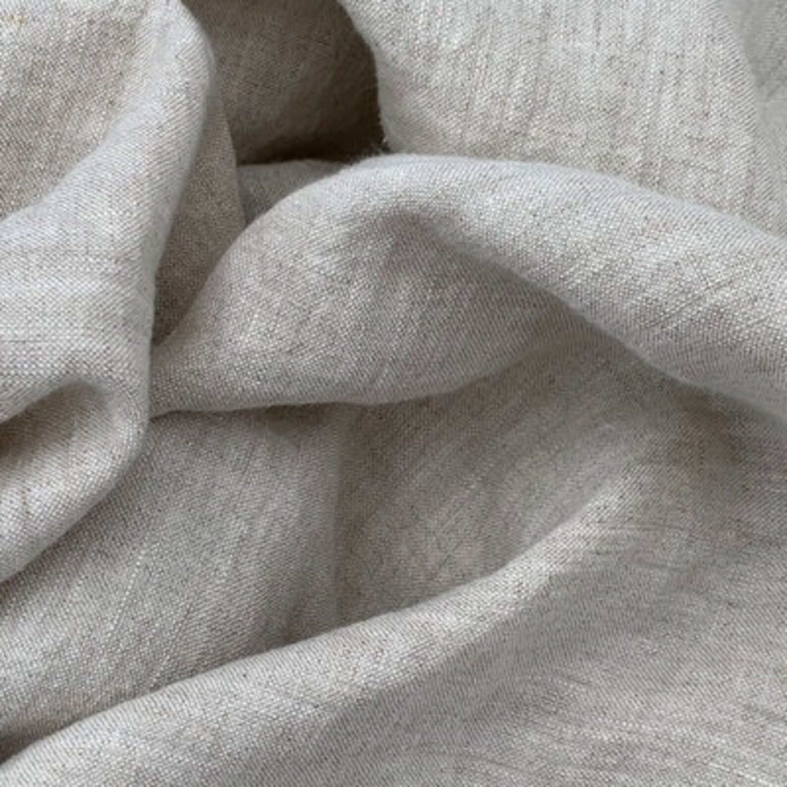 Undyed linen fabric by the yard Etsy