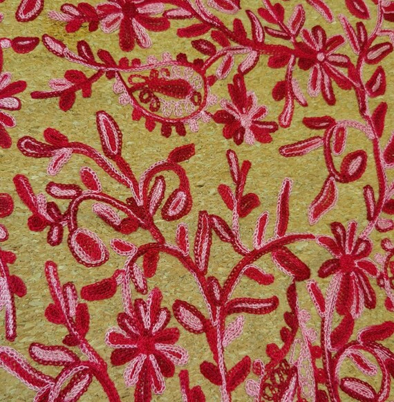 Embroidery cork fabric by the yard
