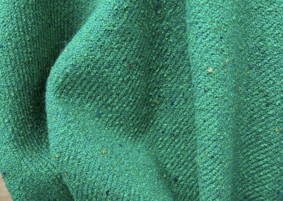 Tweed wool fabric by the yard