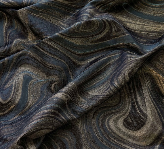 Jacquard brocade fabric by the yard