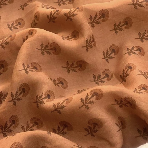 Print ramie fabric by the yard