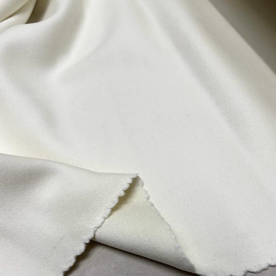 Double sided wool fabric by the yard