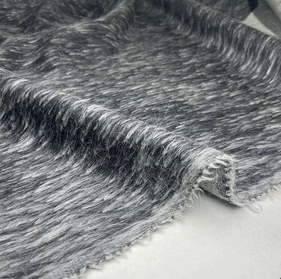 Double Sided Mohair Wool fabric by the yard
