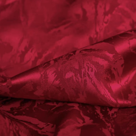 Jacquard Triacetate fabric by the yard