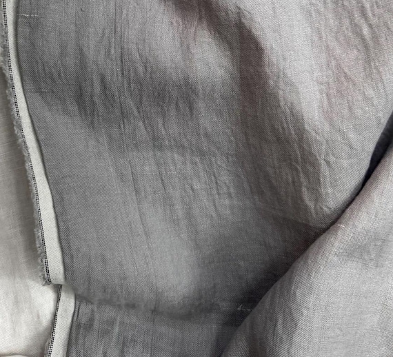 Gray Hemp fabric by the yard