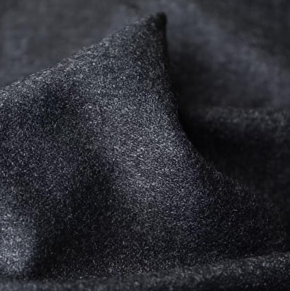 Shimmery Crepe Wool fabric by the yard