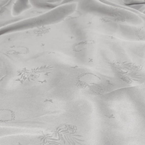 Jacquard lyocell fabric by the yard