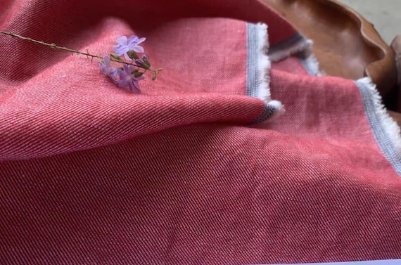 Yarn Dyed Linen fabric by the yard