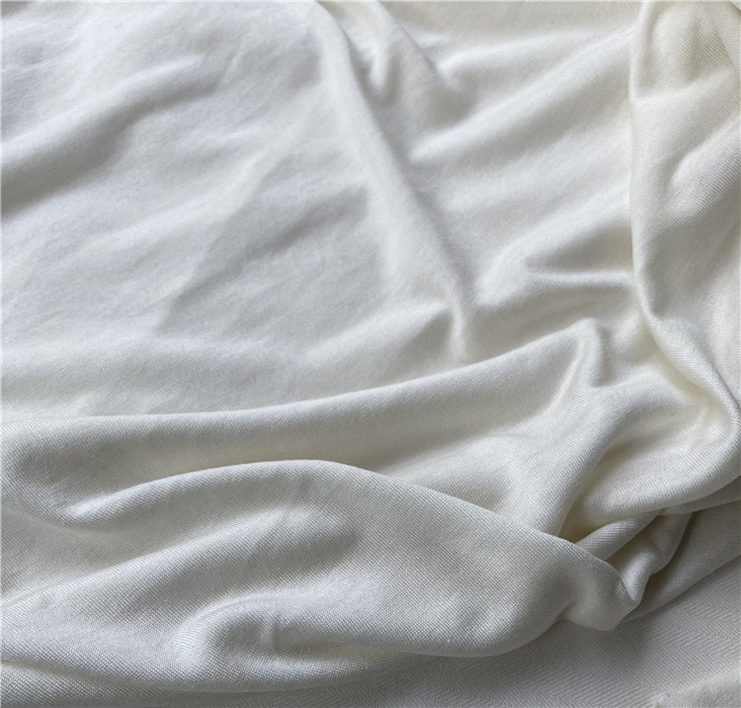 Knit Silk Jersey Fabric by the Yard Etsy