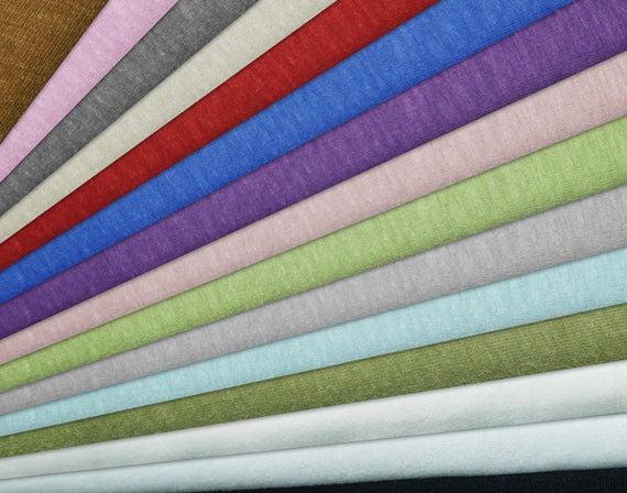160gsm Knit hemp cotton fabric by the yard