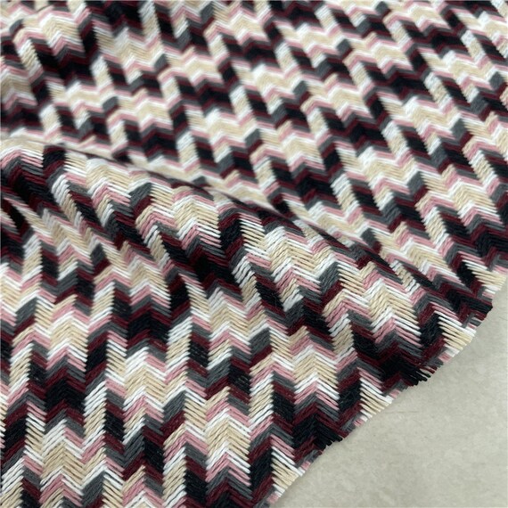 Houndstooth Tweed Fabric by the Yard Etsy