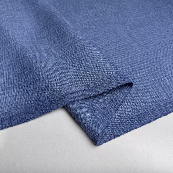 Silk wool fabric by the yard