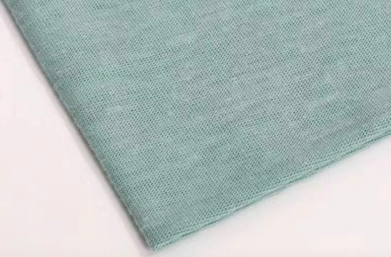 Knit hemp cotton fabric by the yard