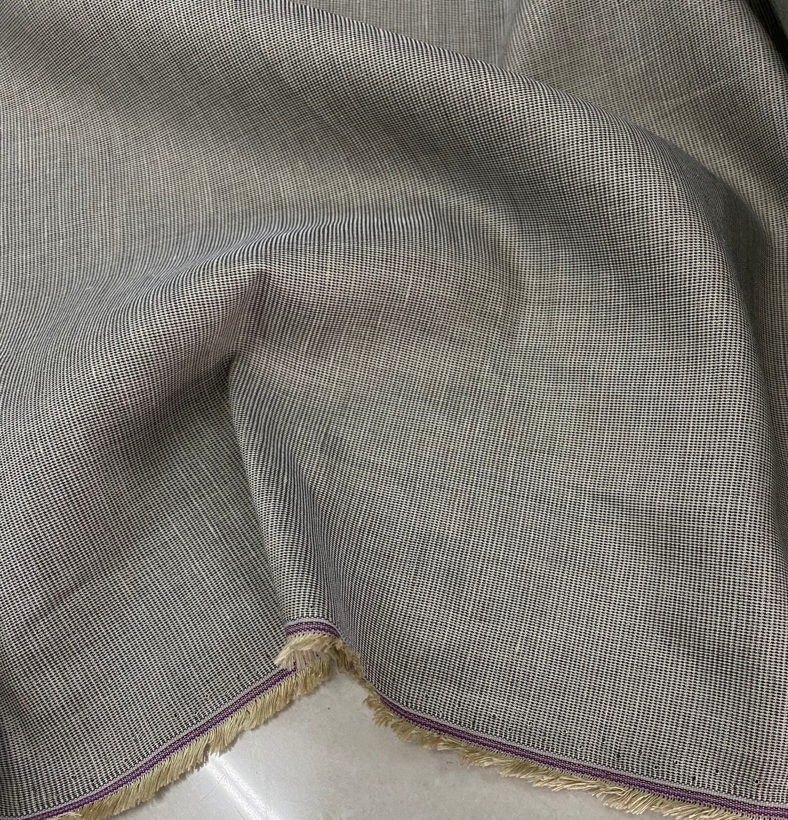 Japanese fabric yarn dyed Ramie fabric by the yard Etsy