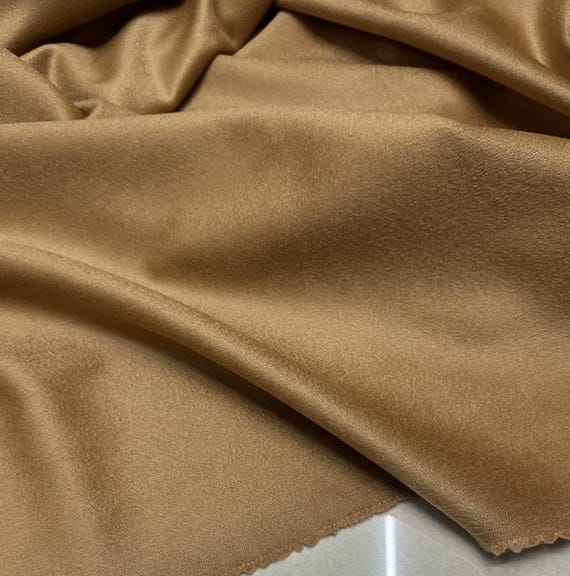 Cashmere wool fabric by the yard