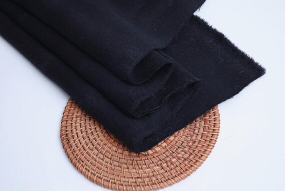 Baby Suri alpaca wool fabric, woolen fabric by the yard