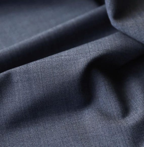 Worsted Wool fabric by the yard SUITING Fabric