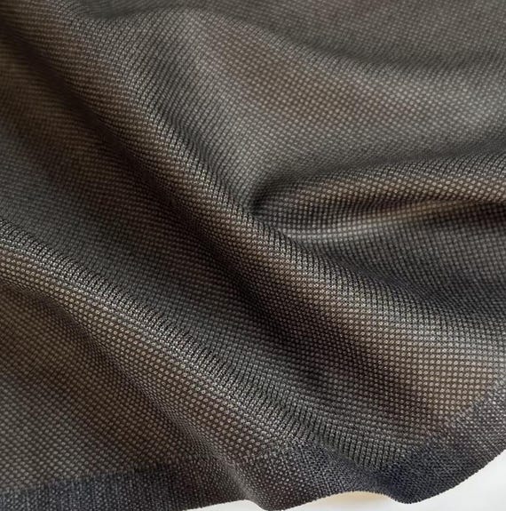 Silk wool worsted fabric by the yard