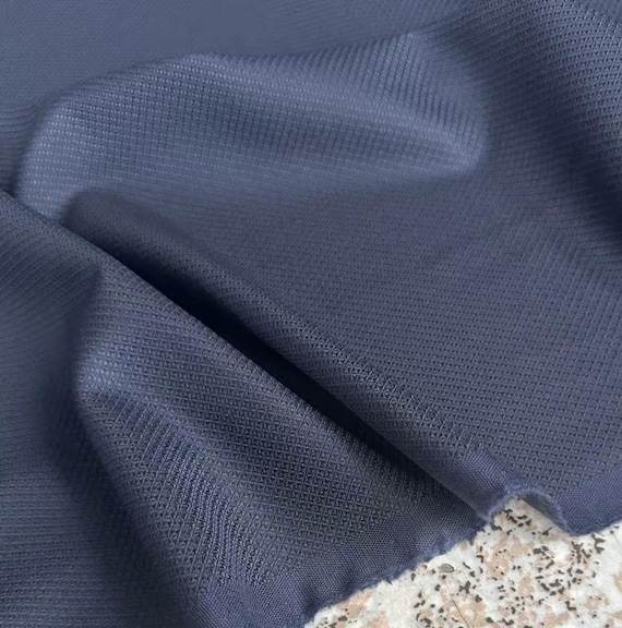 Jacquard Silk Wool Worsted Fabric by the yard
