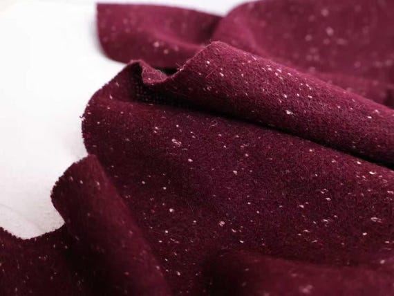 Specks Knit Wool fabric by the yard