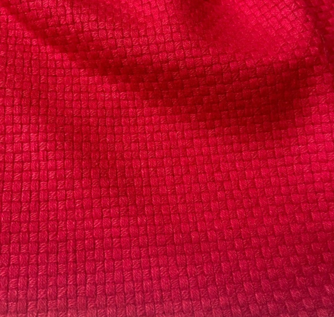 Red Wool Fabric by the Yard - Etsy