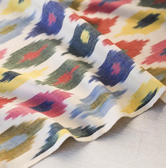 Print linen fabric by the yard