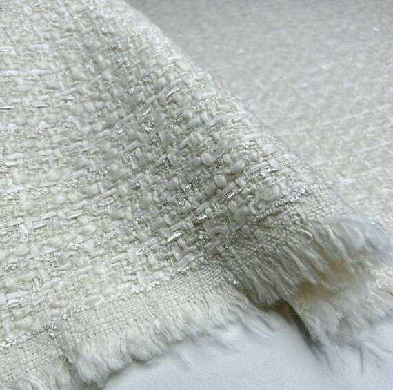 Tweed Wool fabric by the yard