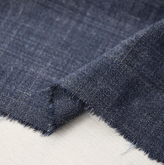 Wool Linen fabric by the yard