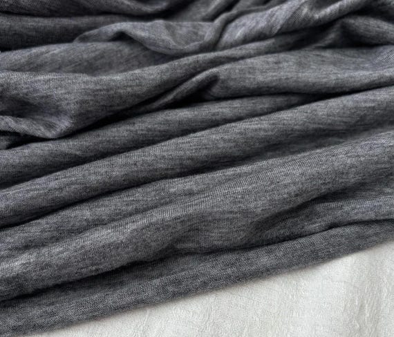 Knit Cashmere Wool fabric by the yard