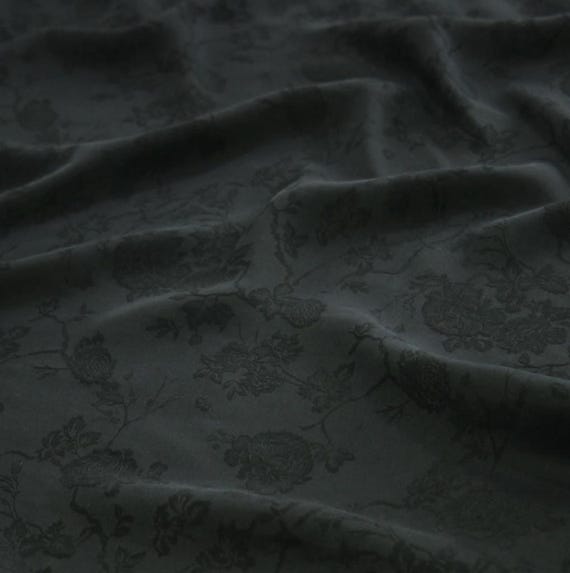 Jacquard cupra cupro fabric by the yard