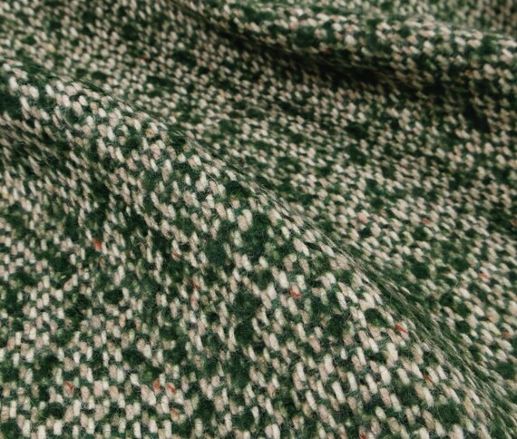Specks wool fabric by the yard