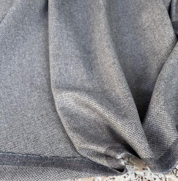 Worsted Cashmere wool fabric by the yard