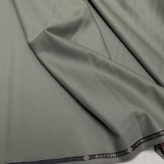 Worsted Merino Wool fabric by the yard